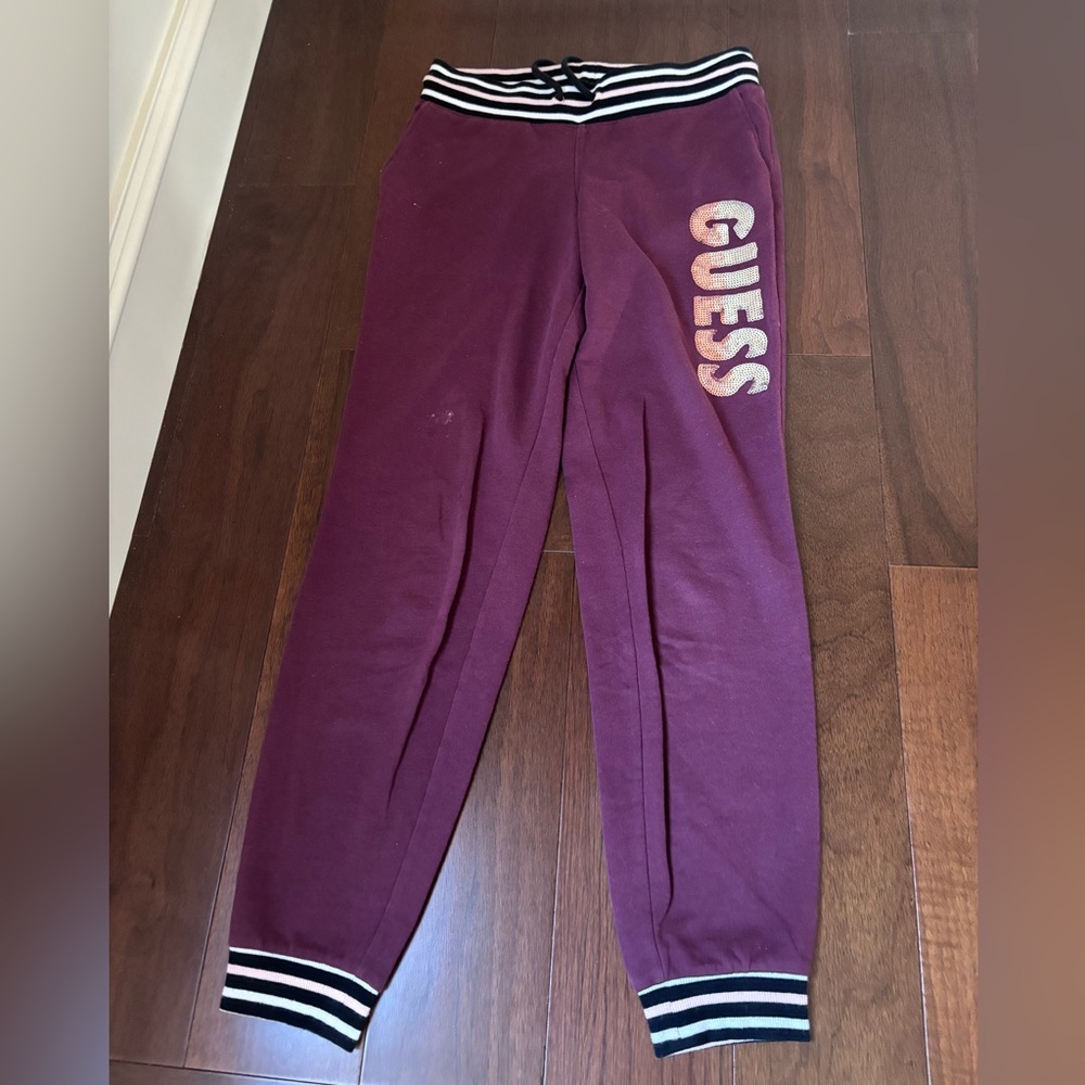 Guess Brown Sweatpants Cozy Joggers
